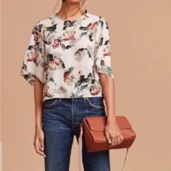 Wilfred Aritzia Cambrai Floral Top S - Picture 9 of 12